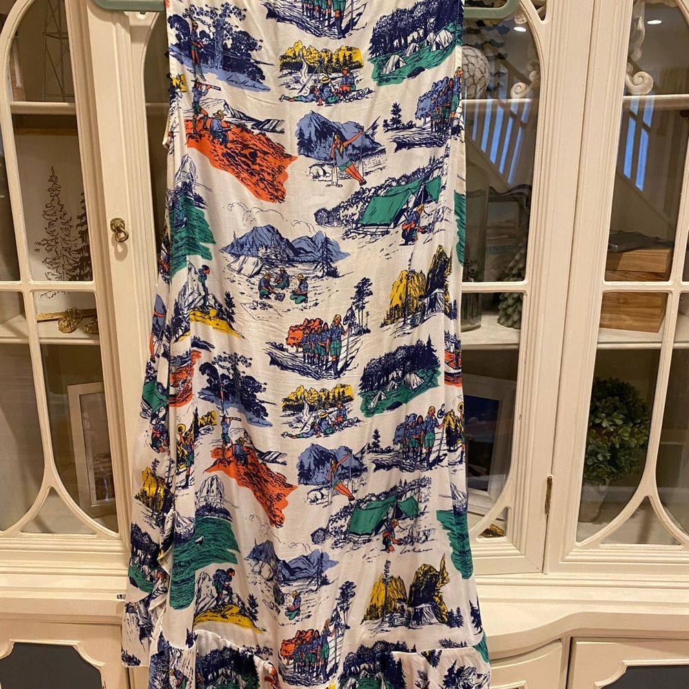 Love Moschino Printed Dress - Size 40 - Hiking Print